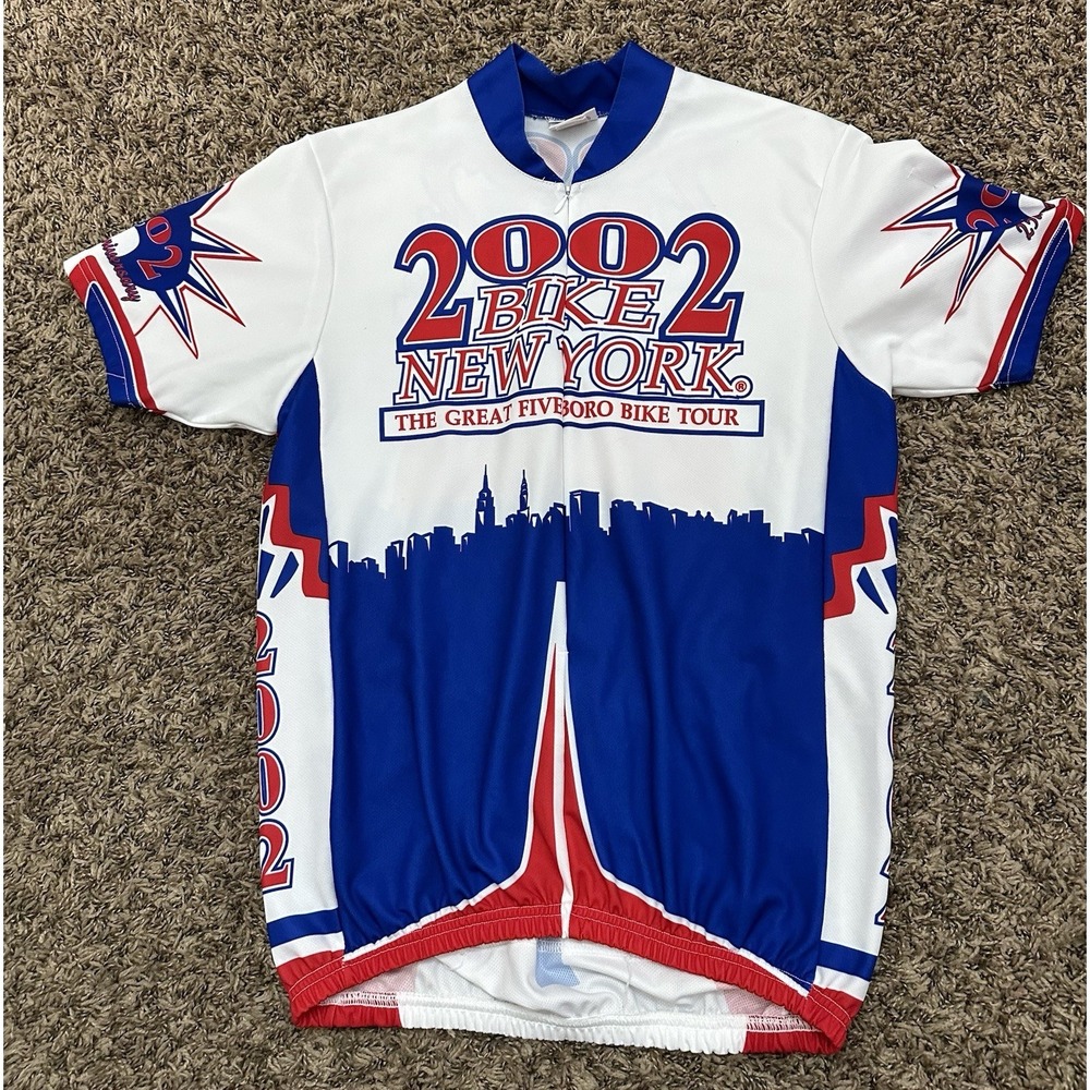 Vintage 2002 Pace Bike New York The Great Five Boro Bike Tour Size Large
